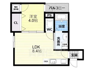 GRANSOL八尾恩智【3階】の間取り
