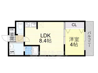 H-maison御幣島2【2階】の間取り