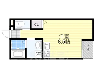 Gradito富雄駅前【2階】の間取り