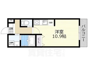 ローサセタ【3階】の間取り