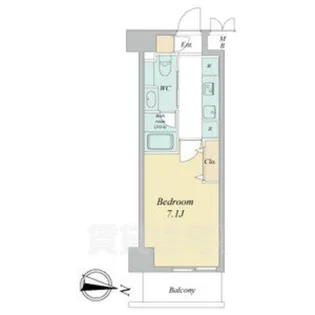 ヴェルデシア名駅南(旧ルネフラッツ名駅南)【5階】の間取り