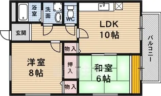 グルミエール大谷2【1階】の間取り
