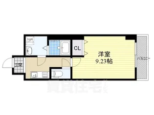 レーヴメゾン三国ヶ丘【6階】の間取り