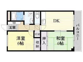 マンションウメノ【3階】の間取り