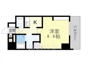 大阪府堺市堺区神明町西1丁【マンション】の間取り