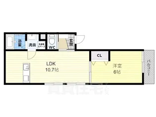 clear植松【1階】の間取り