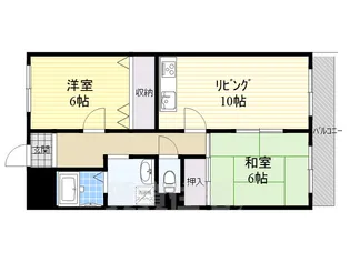 ドミール横田【3階】の間取り