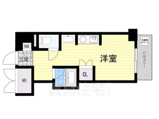 グロース西宮北口【1階】の間取り
