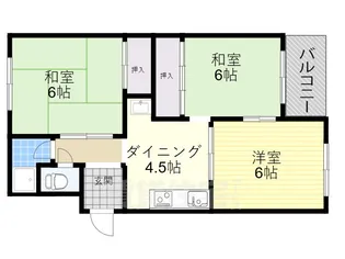 大宮第3コーポ【1階】の間取り