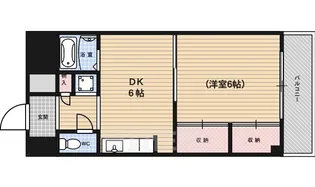 レジデンスオークラ【2階】の間取り