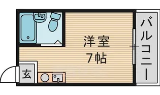 渡辺マンション【2階】の間取り