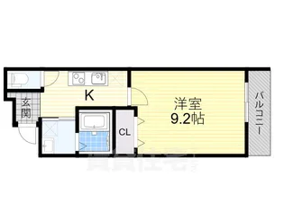 大阪府堺市西区鳳中町9丁【アパート】の間取り