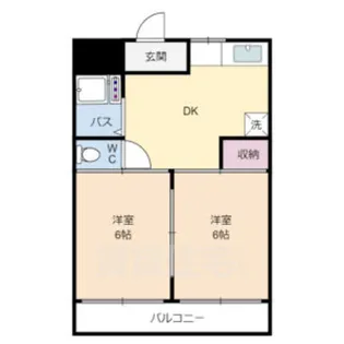 浅井第2ビル【4階】の間取り