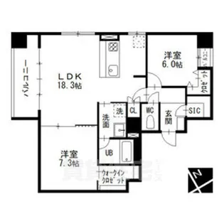 エルミタージュ新栄【10階】の間取り