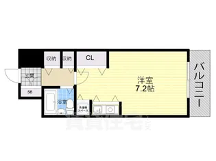 ルモンド西宮【1階】の間取り