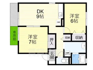 セピアコート B棟【1階】の間取り