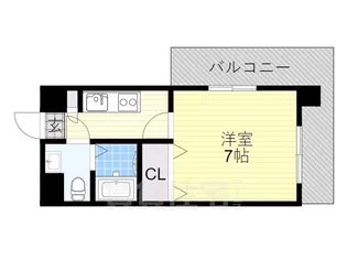 レ・コンフォルト【9階】の間取り