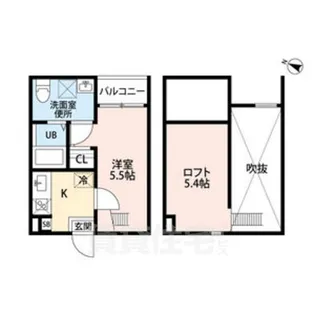 F.F.プレミア【2階】の間取り