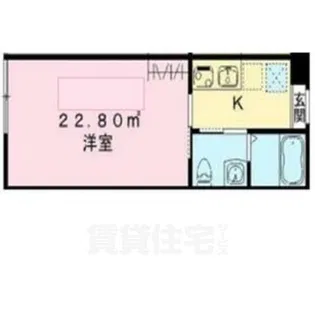 サンクトスコート五条室町【4階】の間取り