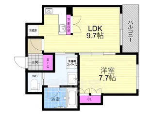 リーガル京都堀川五条通りII【2階】の間取り