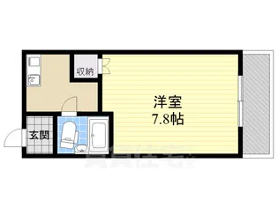 スタンドアップ羽曳野【4階】の間取り