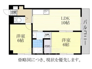 メゾン神の木【405号室】の間取り