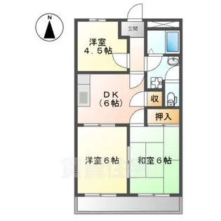 グランドール神宮【2階】の間取り