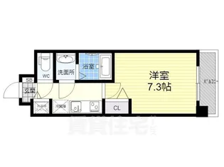 アスヴェル京都壬生EAST【2階】の間取り