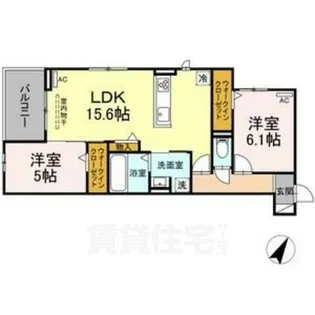 マエストラーレ【3階】の間取り