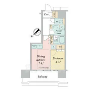 NAGOYA the TOWER【3階】の間取り