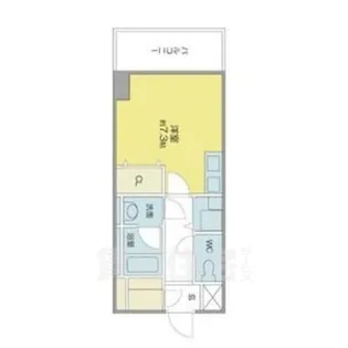 ベレーサ築地口ステーションタワー【8階】の間取り