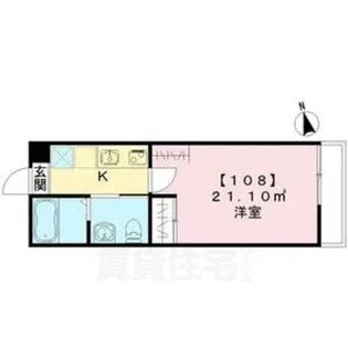 Kamo River清水五条【1階】の間取り