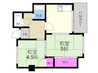 リエス西院【3階】の間取り