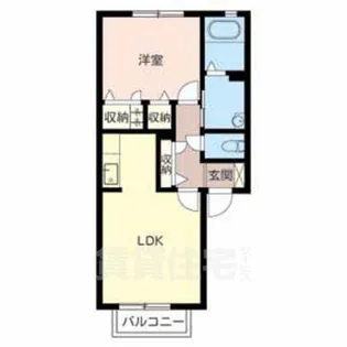 グーテンターク【1階】の間取り