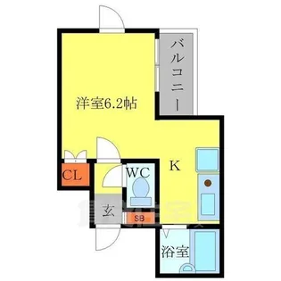 グランシャトー【1階】の間取り