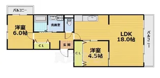 シャルム醍醐【2階】の間取り