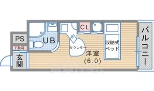 ラ・パルフェ・ド・シェリール【5階】の間取り