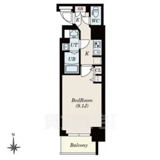 S-RESIDENCE栄east【12階】の間取り