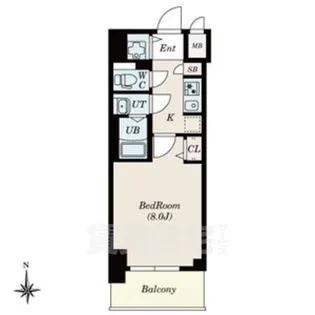 S-RESIDENCE栄east【14階】の間取り