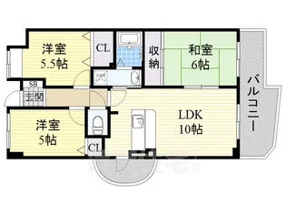 ソレアード【3階】の間取り