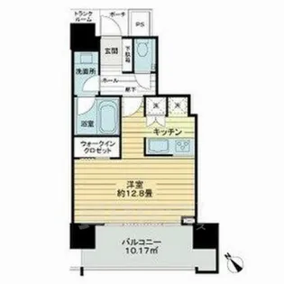 グランドメゾン池下ザ・タワー【4階】の間取り