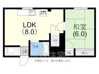 大塚コーポ【1階】の間取り