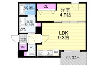 R.北車屋町【3階】の間取り