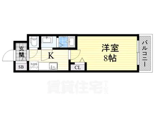 PHOENIX新大阪【8階】の間取り