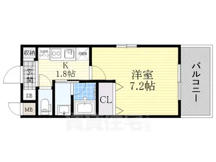 クレジデンス新栄【3階】の間取り
