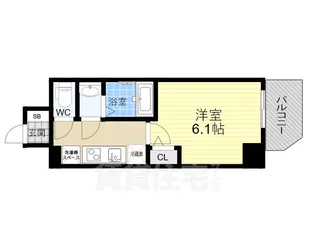 Mv.imp新大阪【4階】の間取り