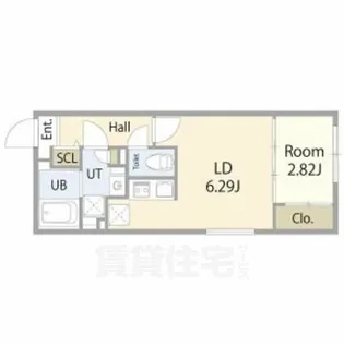 リーデンス今池【2階】の間取り