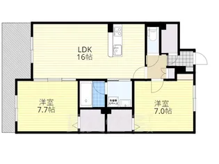 ラ・シルフィード博多駅南【3階】の間取り