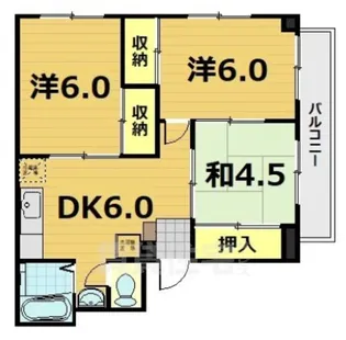 グレーシー高野【2階】の間取り
