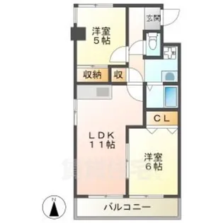 ヴェルデ平針南【2階】の間取り